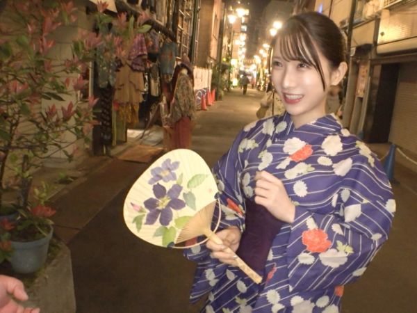 【浴衣美女をゲット！】花火大会で彼氏とケンカした浴衣美人をナンパ！美乳を拝んでホテルで浮気SEX！浴衣を脱がせてエッチな夜を満喫♡