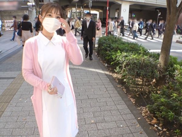 【休憩中のナースをゲット】お昼休みの看護師さんをホテルに誘い込み！仕事のストレスをエロエロSEXで発散♡白衣の天使が乱れまくる！